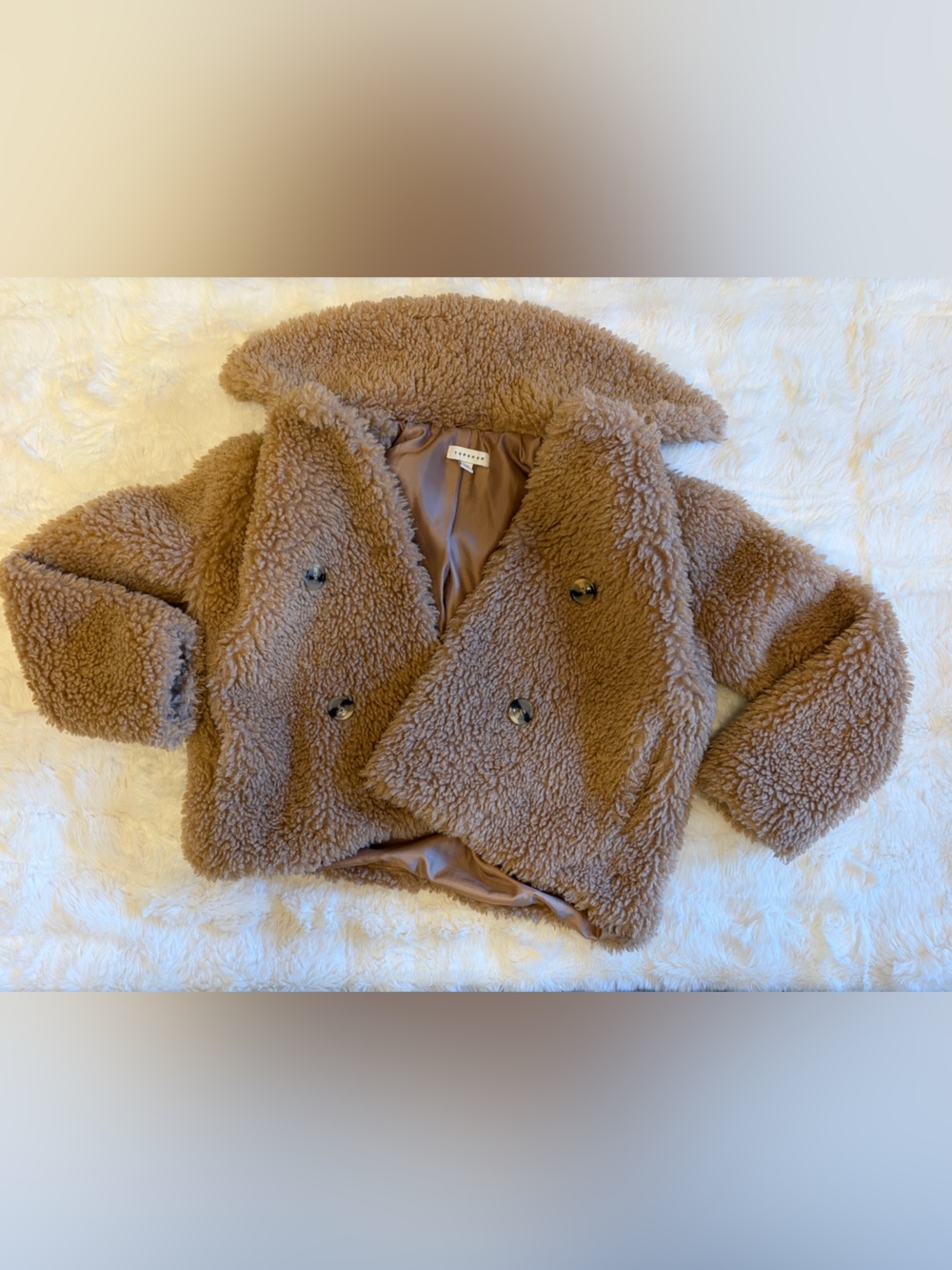 Topshop Teddy Jacket - Picture 4 of 6